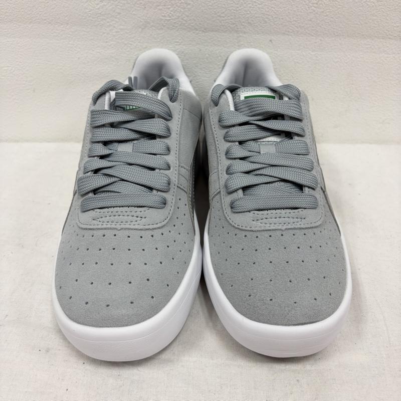 プーマ PUMA スニーカー スニーカー GV SPECIAL スペシャル LWT スウェード 厚底 ローカット スニーカー 25.5cm ワンポイント X ロゴ、文字 灰 / グレー / gray X 銀 / シルバー / silver color レディース USED 古着 中古 50169813
