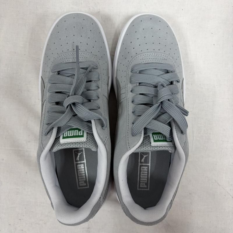 プーマ PUMA スニーカー スニーカー GV SPECIAL スペシャル LWT スウェード 厚底 ローカット スニーカー 25.5cm ワンポイント X ロゴ、文字 灰 / グレー / gray X 銀 / シルバー / silver color レディース USED 古着 中古 50169813