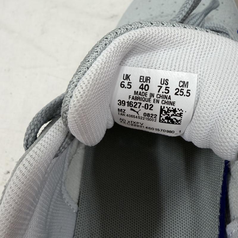 プーマ PUMA スニーカー スニーカー GV SPECIAL スペシャル LWT スウェード 厚底 ローカット スニーカー 25.5cm ワンポイント X ロゴ、文字 灰 / グレー / gray X 銀 / シルバー / silver color レディース USED 古着 中古 50169813