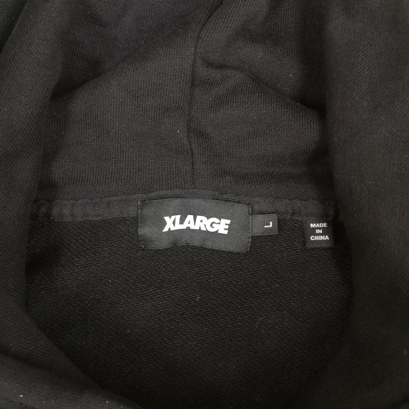 エクストララージ XLARGE パーカー 長袖 XL-ARMY HOODED SWEAT プルオーバー パーカー 101239012008 L 黒 / ブラック / black メンズ USED 古着 中古 50169818