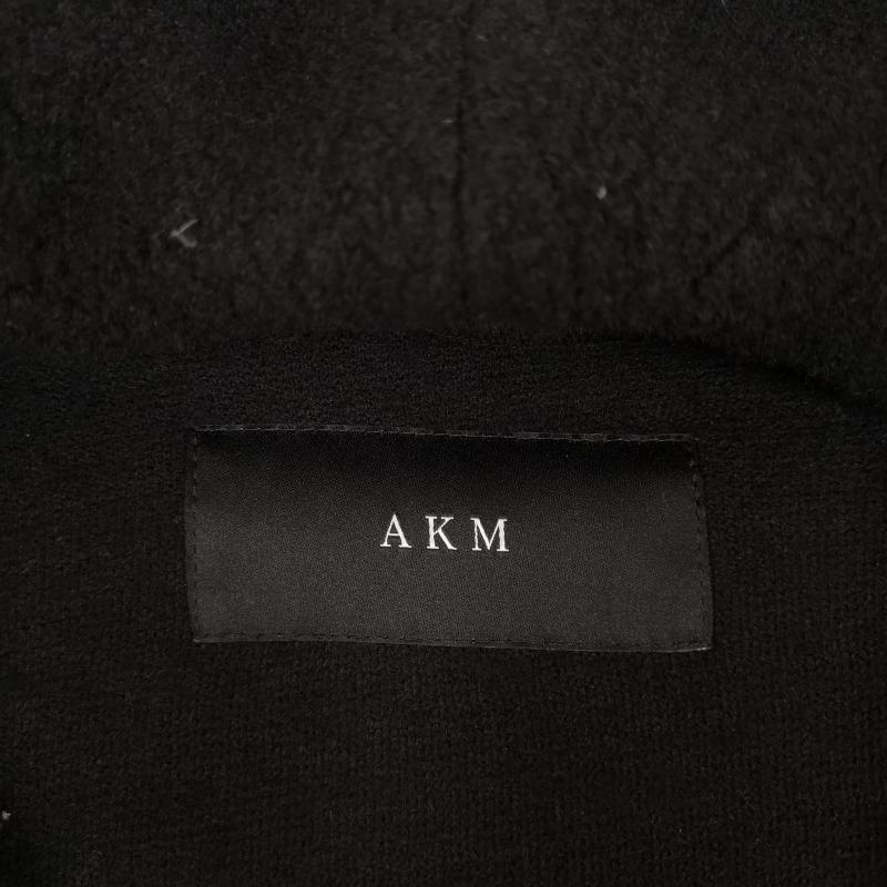 エーケーエム AKM パーカー 長袖 × muta MARINE 日本製 MOCO MOCO BOA 8 PARKA ボア パーカー M 黒 / ブラック / black メンズ USED 古着 中古 50169819
