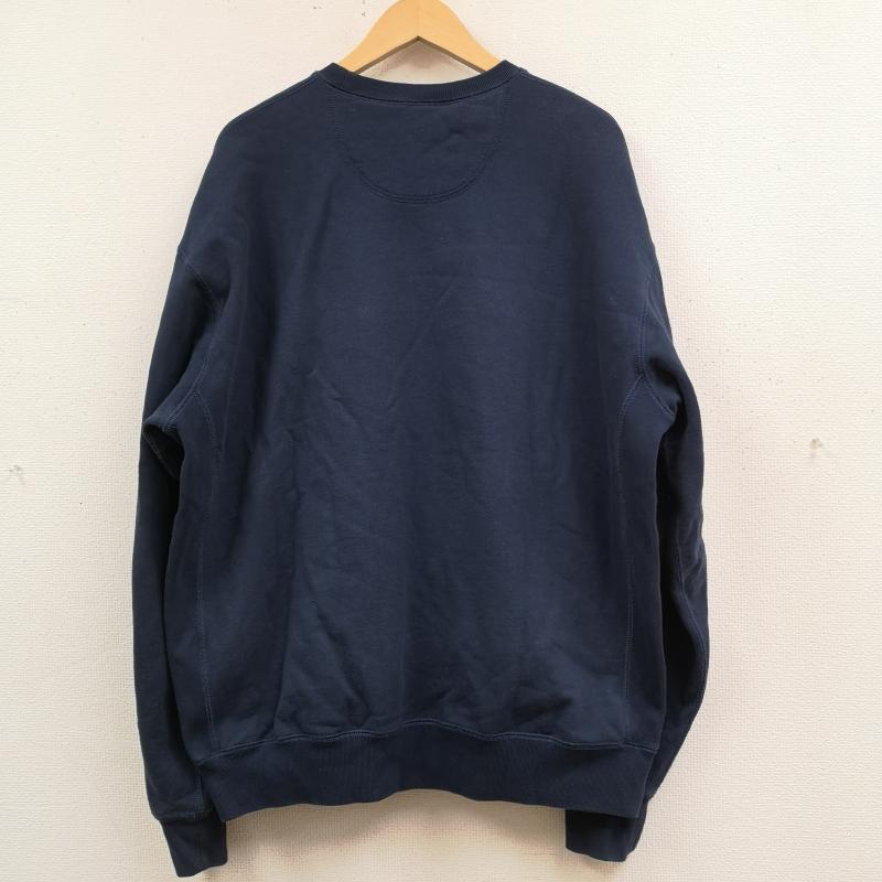 ブラックアイパッチ BlackEyePatch トレーナー 長袖 Label 郵便物 US MAIL センター ロゴ クルーネック スウェット トレーナー XL 紺 / ネイビー / navy メンズ USED 古着 中古 50169822