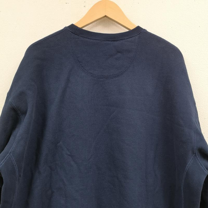 ブラックアイパッチ BlackEyePatch トレーナー 長袖 Label 郵便物 US MAIL センター ロゴ クルーネック スウェット トレーナー XL 紺 / ネイビー / navy メンズ USED 古着 中古 50169822
