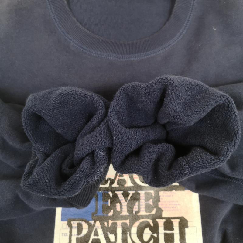 ブラックアイパッチ BlackEyePatch トレーナー 長袖 Label 郵便物 US MAIL センター ロゴ クルーネック スウェット トレーナー XL 紺 / ネイビー / navy メンズ USED 古着 中古 50169822