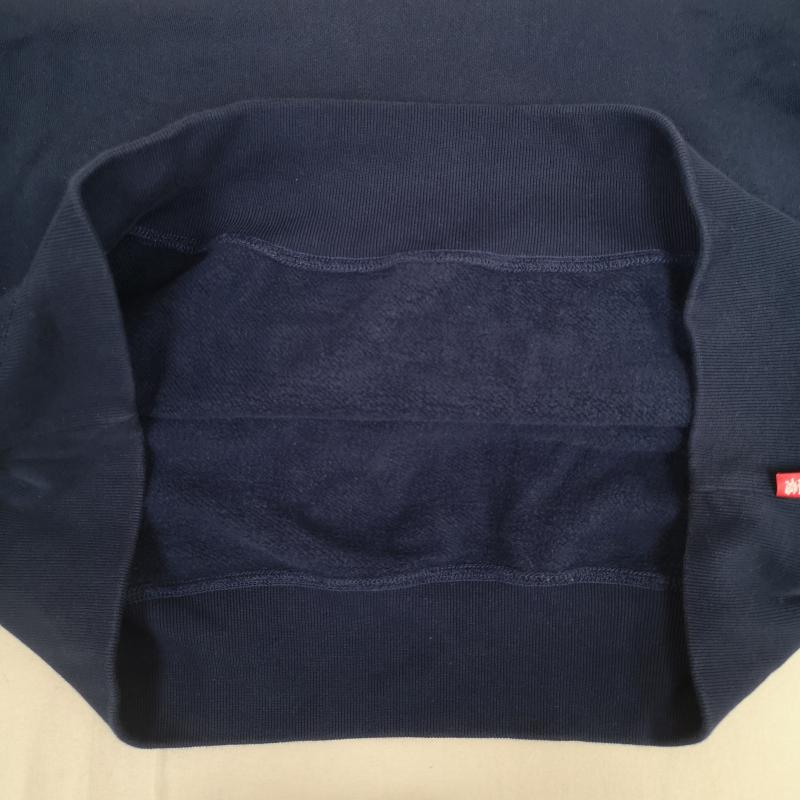 ブラックアイパッチ BlackEyePatch トレーナー 長袖 Label 郵便物 US MAIL センター ロゴ クルーネック スウェット トレーナー XL 紺 / ネイビー / navy メンズ USED 古着 中古 50169822