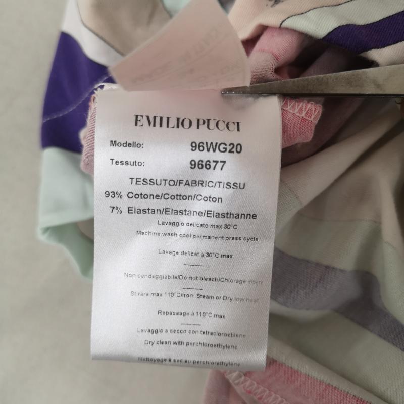 エミリオプッチ EMILIO PUCCI ワンピース ひざ丈スカート イタリア製 幾何学模様 プッチ柄 ノースリーブ ワンピース 96WG20 38 マルチカラー / マルチカラー / multicolor レディース USED 古着 中古 50169824