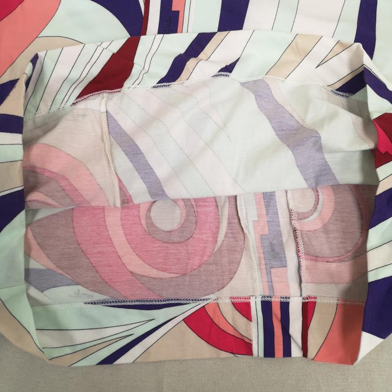 エミリオプッチ EMILIO PUCCI ワンピース ひざ丈スカート イタリア製 幾何学模様 プッチ柄 ノースリーブ ワンピース 96WG20 38 マルチカラー / マルチカラー / multicolor レディース USED 古着 中古 50169824