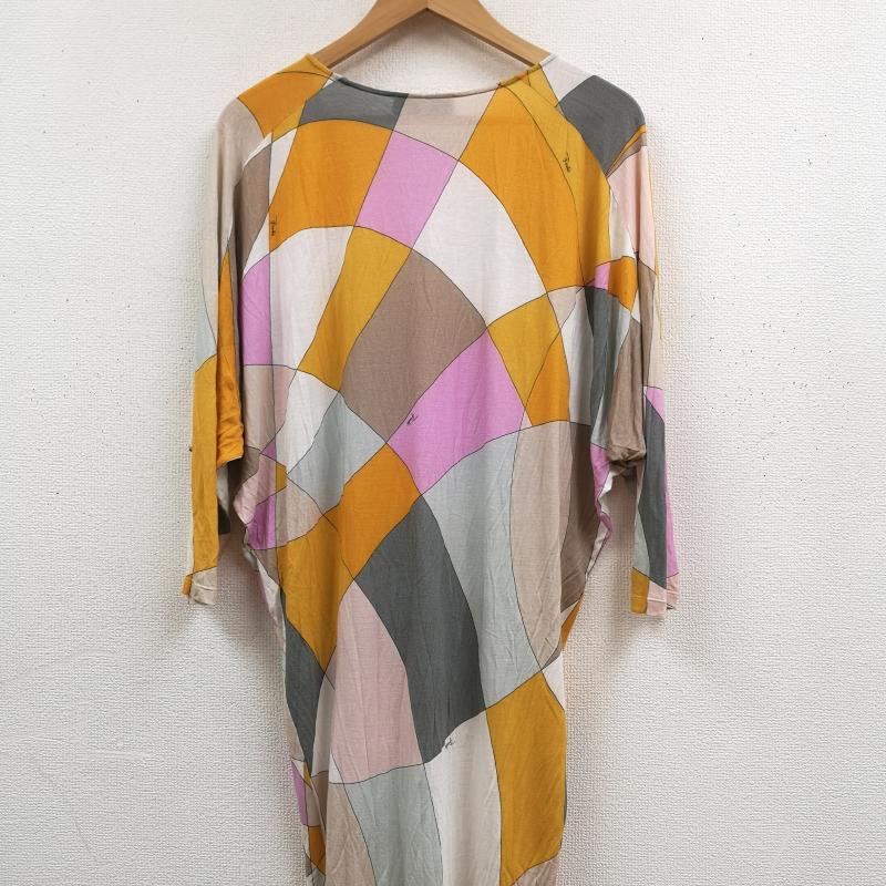 エミリオプッチ EMILIO PUCCI ワンピース ロングスカート イタリア製 幾何学模様 プッチ柄 ドルマンスリーブ ワンピース 26RH33 38 マルチカラー / マルチカラー / multicolor レディース USED 古着 中古 50169825