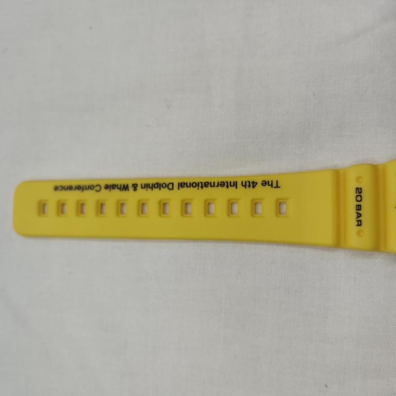 ジーショック G-SHOCK 腕時計 デジタル 稼働品 1994年 90s 第4回 イルカクジラ DW-6100DW-9 初代 イルクジ 腕時計 - 黒 / ブラック / black X 黄 / イエロー / yellow メンズ USED 古着 中古 50169828