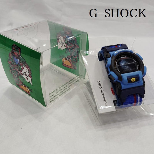 ジーショック G-SHOCK 腕時計 デジタル 稼働品 90s DW-003H-2T TOMI-E クラブバージョン デジタル 腕時計 水色 / ライトブルー / メンズ USED 古着 中古 50169829