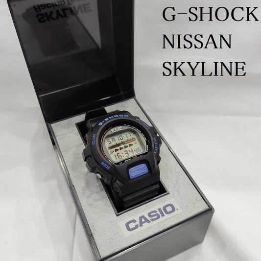 ジーショック G-SHOCK 腕時計 デジタル DW-6600B NISSAN SKYLINE GT-R 日産 スカイライン 第2弾 1996年 デジタル 腕時計 - 黒 / ブラック / black X 青 / ブルー / blue メンズ USED 古着 中古 50169832