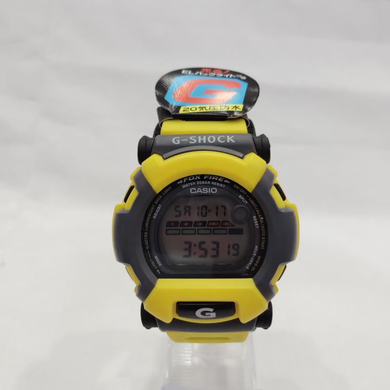 ジーショック G-SHOCK 腕時計 デジタル DW-002 FOX FIRE デジタル 腕時計 - 黒 / ブラック / black X 黄 / イエロー / yellow メンズ USED 古着 中古 50169833
