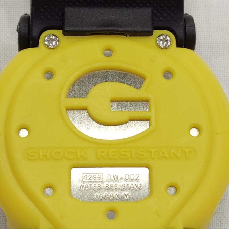ジーショック G-SHOCK 腕時計 デジタル DW-002 FOX FIRE デジタル 腕時計 - 黒 / ブラック / black X 黄 / イエロー / yellow メンズ USED 古着 中古 50169833