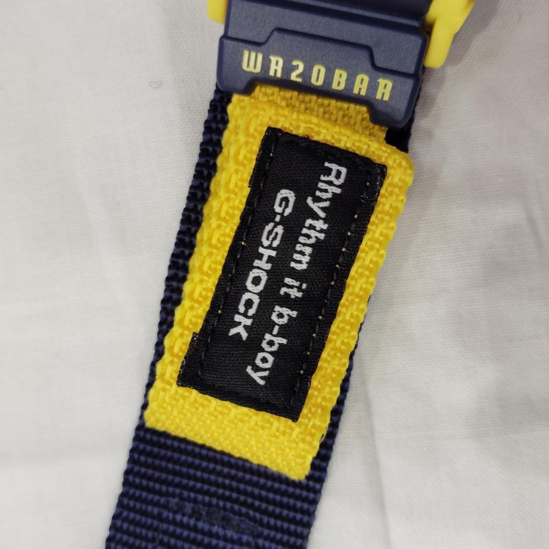 ジーショック G-SHOCK 腕時計 デジタル Rhythm it b-boy DW-002 デジタル 腕時計 - 黄 / イエロー / yellow X 紺 / ネイビー / navy メンズ USED 古着 中古 50169835