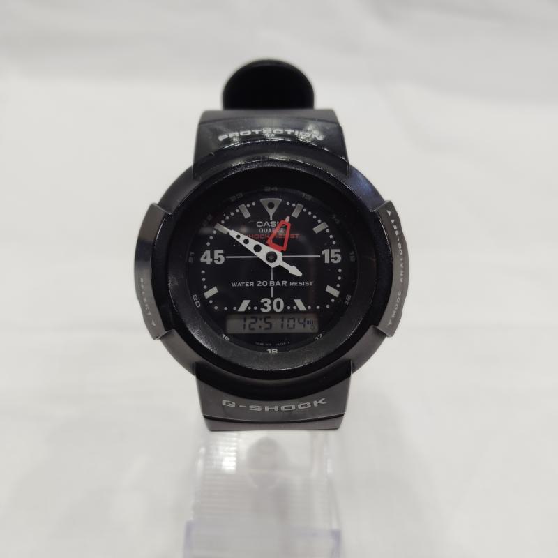 ジーショック G-SHOCK 腕時計 デジタル AW-500-1E 元祖 初代 デジアナ スクリューバック 腕時計 - 黒 / ブラック / black メンズ USED 古着 中古 50169839