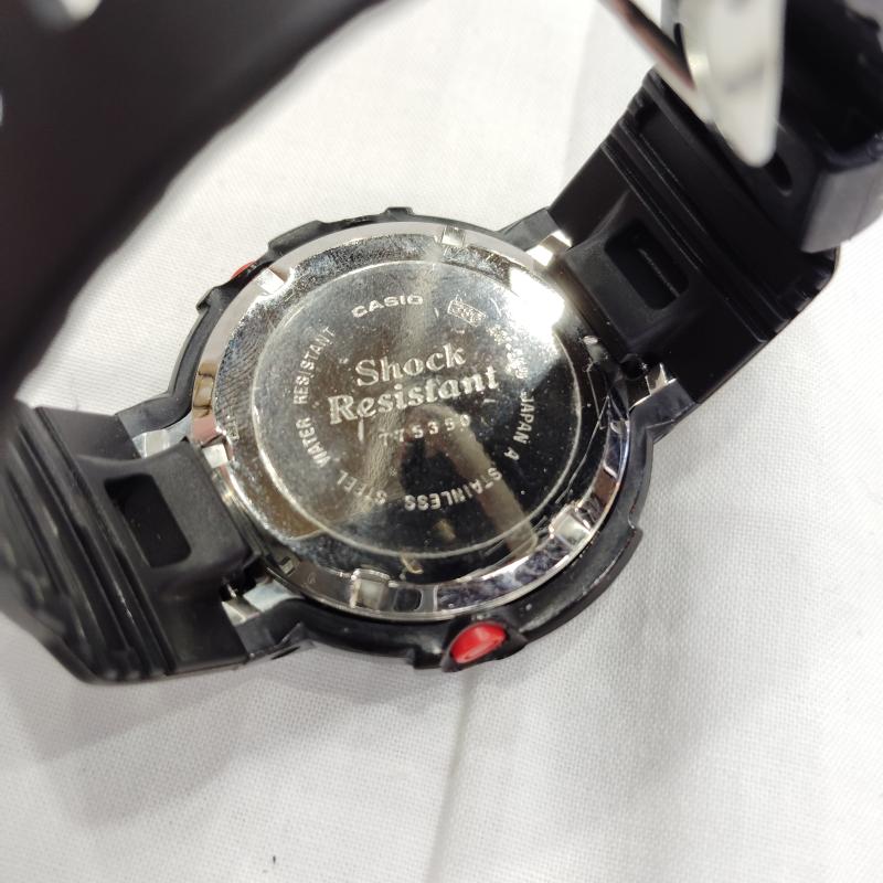 ジーショック G-SHOCK 腕時計 デジタル AW-500-1E 元祖 初代 デジアナ スクリューバック 腕時計 - 黒 / ブラック / black メンズ USED 古着 中古 50169839