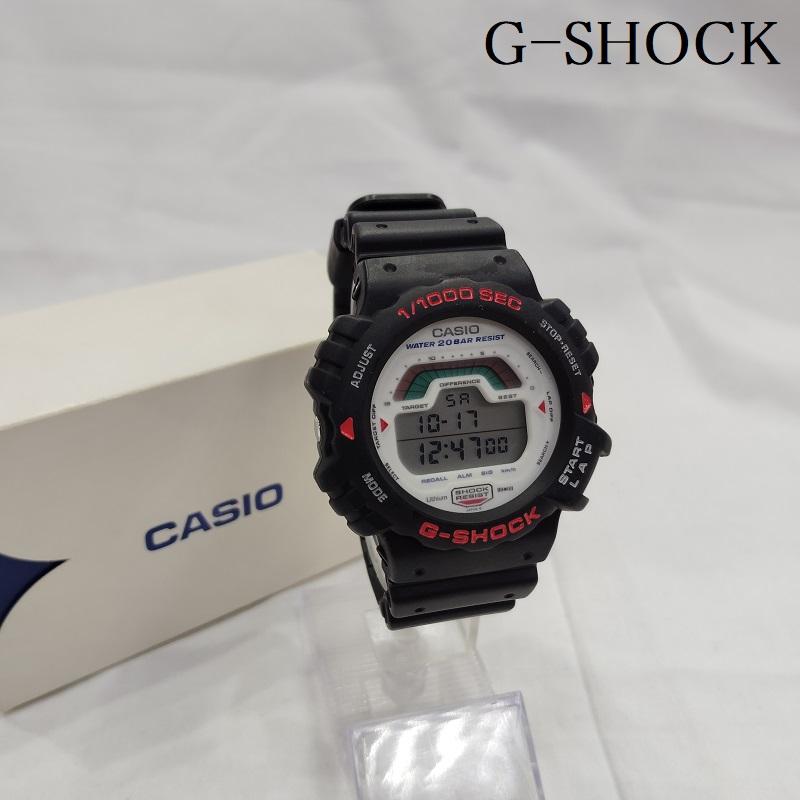 ジーショック G-SHOCK 腕時計 デジタル 稼働品 90s DW-6000 1/1000秒 ストップウオッチ 20気圧防水 デジタル 腕時計 - 白 / ホワイト / white X 黒 / ブラック / black メンズ USED 古着 中古 50169840