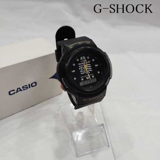 ジーショック G-SHOCK 腕時計 デジタル AW-594 WORLD CUP 1994 USA モデル デジアナ 腕時計 - 黒 / ブラック / black メンズ USED 古着 中古 50169847