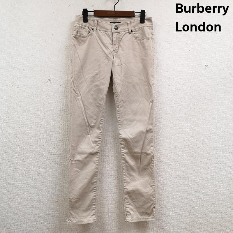 バーバリーロンドン Burberry London パンツ チノパン ノバチェック ストレート コットン ストレッチ パンツ B1R07-716-40 36インチ ベージュ / ベージュ / beige レディース USED 古着 中古 50169848