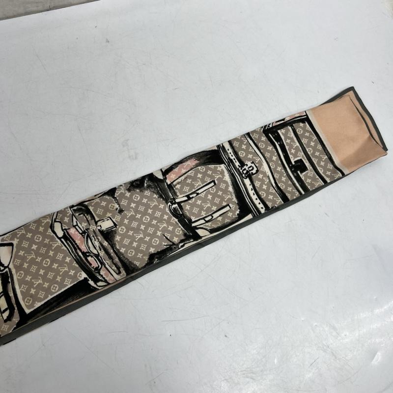 ルイヴィトン LOUIS VUITTON ファッション小物 スカーフ、ポケットチーフ バンドー トランク スカーフ M73965 - レディース USED 古着 中古 50169852