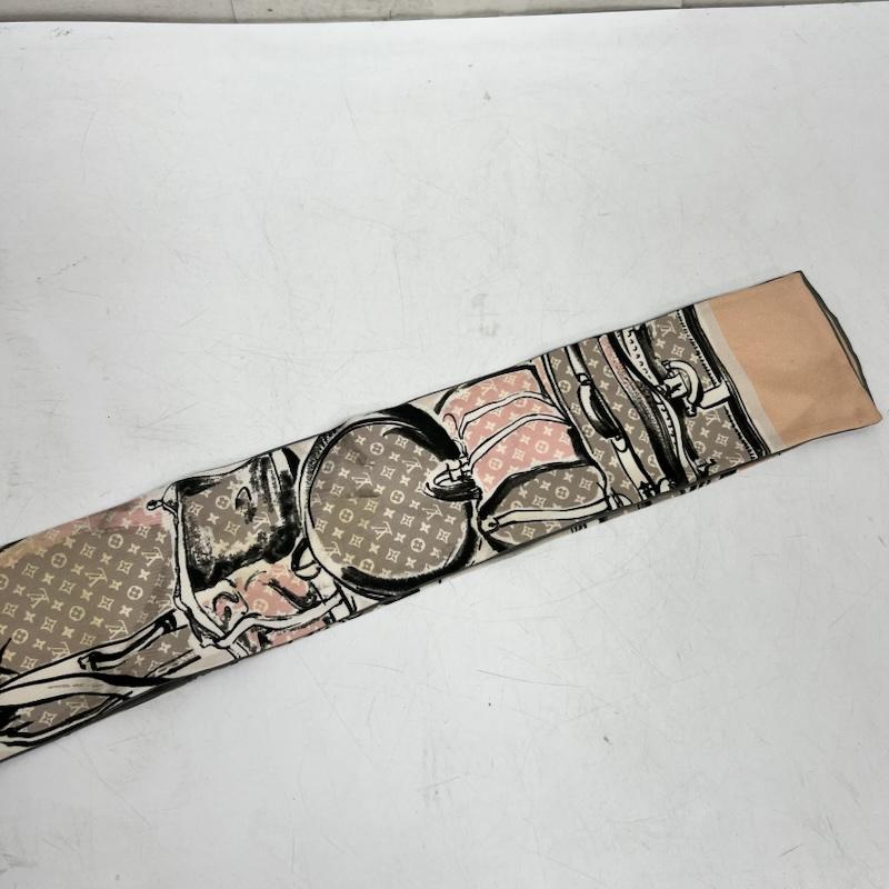 ルイヴィトン LOUIS VUITTON ファッション小物 スカーフ、ポケットチーフ バンドー トランク スカーフ M73965 - レディース USED 古着 中古 50169852