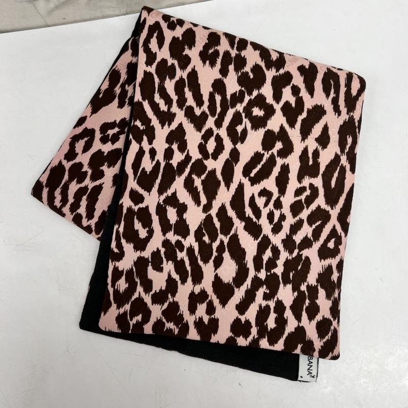 ドルチェアンドガッバーナ DOLCE&GABBANA ストール ストール一般 イタリア製 ロゴ レオパード ストール - 茶 / ブラウン / brown X 桃 / ピンク / pink レディース USED 古着 中古 50169854