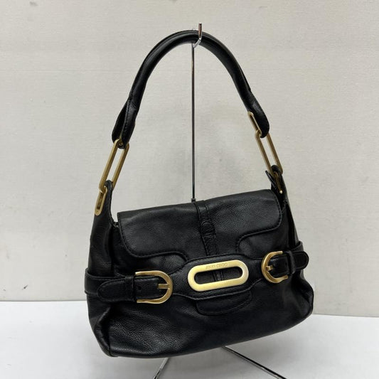 ジミーチュウ JIMMY CHOO ショルダーバッグ ショルダーバッグ Tulita チュリタ レザー ワンショルダーバッグ - 黒 / ブラック / black レディース USED 古着 中古 50169858