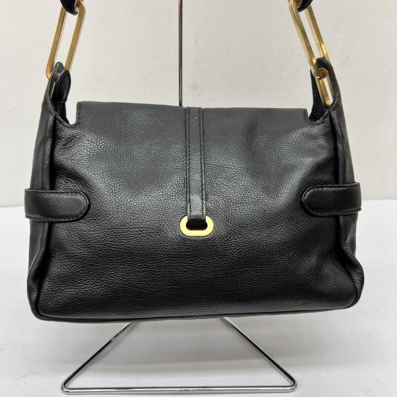 ジミーチュウ JIMMY CHOO ショルダーバッグ ショルダーバッグ Tulita チュリタ レザー ワンショルダーバッグ - 黒 / ブラック / black レディース USED 古着 中古 50169858