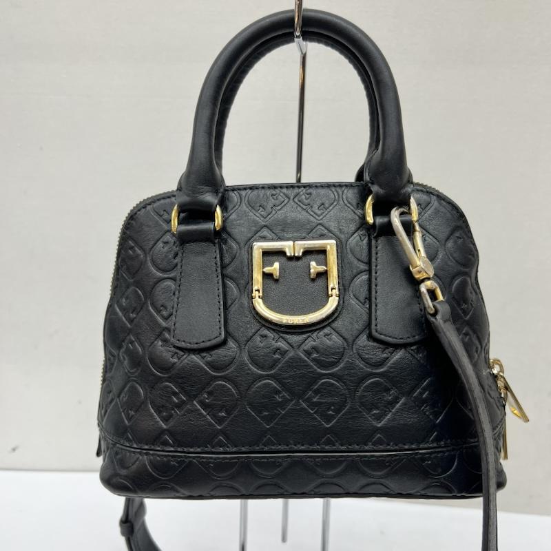 フルラ FURLA ショルダーバッグ ショルダーバッグ ファンタスティカ ミニドーム 2WAYバッグ - 黒 / ブラック / black レディース USED 古着 中古 50169859
