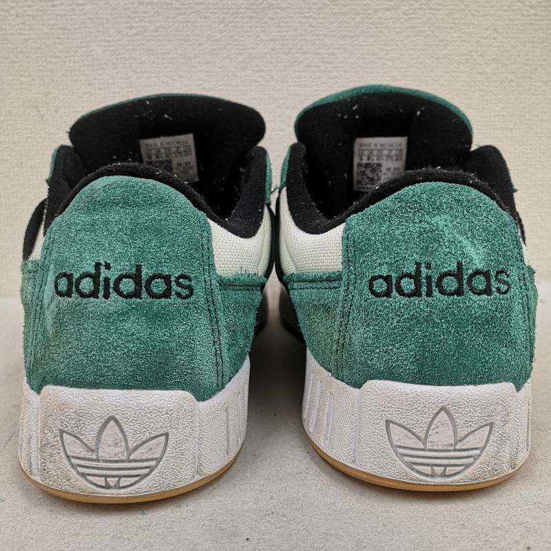 アディダスオリジナルス adidas originals スニーカー スニーカー ロースーツ LWST 旧NORTON キャンバス スエード ヌバック ローカット スニーカー F8800 27.0cm 白 / ホワイト / white X 黒 / ブラック / black X 緑 / グリーン / green メンズ USED 古着 中古 50169861
