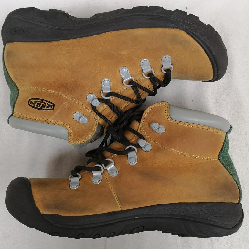 キーン KEEN ブーツ 一般 Cortina II コルティナ 2 トレッキング ブーツ 13063-CABR 26.5cm 黒 / ブラック / black X 緑 / グリーン / green X 黄 / イエロー / yellow メンズ USED 古着 中古 50169862