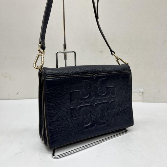 トリーバーチ TORY BURCH ショルダーバッグ ショルダーバッグ ショルダー ウォレット ネイビー レザー - 紺 / ネイビー / navy レディース USED 古着 中古 50169863