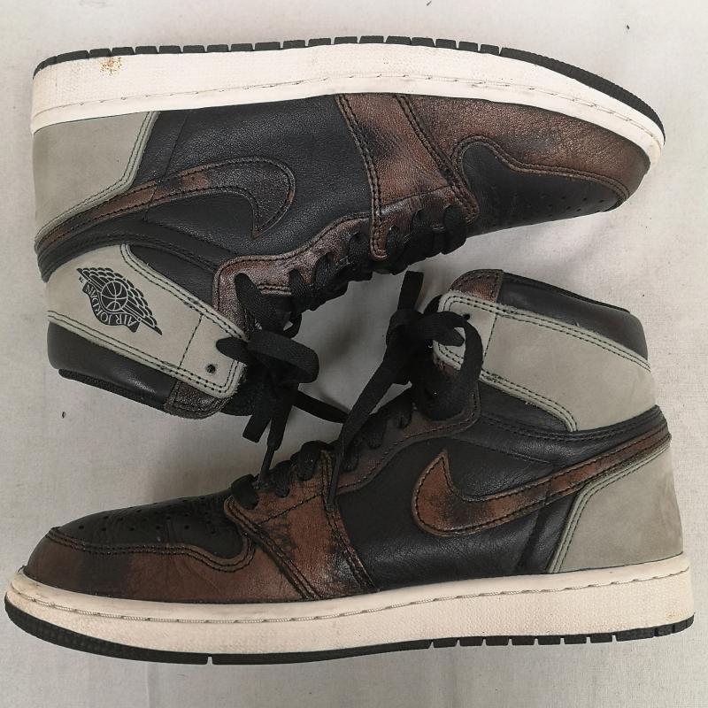 ナイキ NIKE スニーカー スニーカー Air Jordan 1 Retro High OG  Rust Shadow  ハイカット スニーカー 555088-033 26.5cm 灰 / グレー / gray X 茶 / ブラウン / brown メンズ USED 古着 中古 50169865