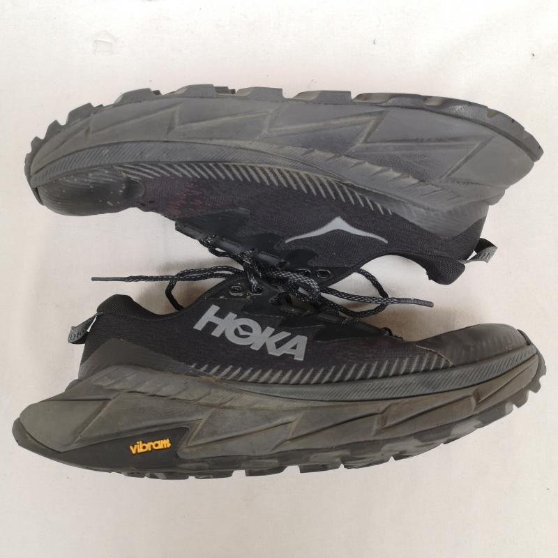 ホカ オネオネ HOKA ONEONE アウトドアシューズ アウトドアシューズ SKYLINE-FLOAT X Vibramソール ハイキング トレイル ランニング シューズ 1143430 23.5cm 黒 / ブラック / black レディース USED 古着 中古 50169866