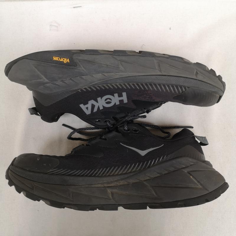 ホカ オネオネ HOKA ONEONE アウトドアシューズ アウトドアシューズ SKYLINE-FLOAT X Vibramソール ハイキング トレイル ランニング シューズ 1143430 23.5cm 黒 / ブラック / black レディース USED 古着 中古 50169866