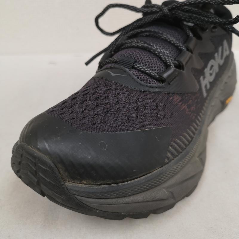ホカ オネオネ HOKA ONEONE アウトドアシューズ アウトドアシューズ SKYLINE-FLOAT X Vibramソール ハイキング トレイル ランニング シューズ 1143430 23.5cm 黒 / ブラック / black レディース USED 古着 中古 50169866
