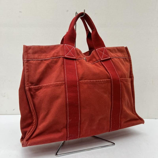 エルメス HERMES トートバッグ トートバッグ トートバッグ ハンドバッグ ドーヴィル MM - 赤 / レッド / red レディース USED 古着 中古 50169867