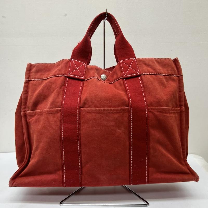 エルメス HERMES トートバッグ トートバッグ トートバッグ ハンドバッグ ドーヴィル MM - 赤 / レッド / red レディース USED 古着 中古 50169867