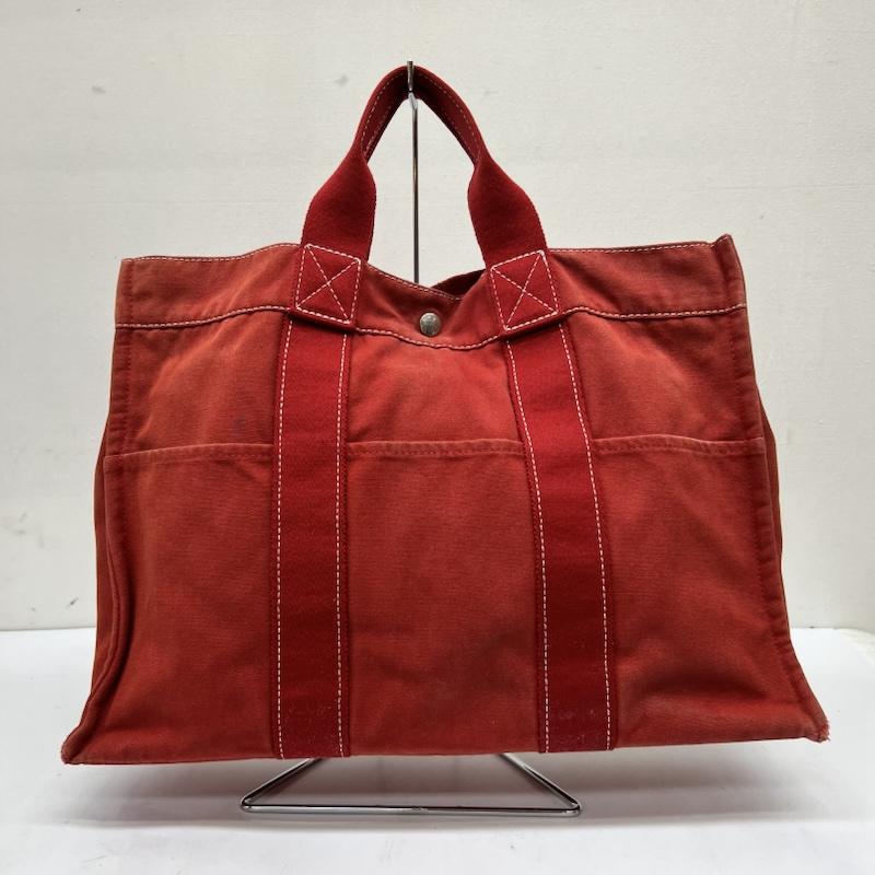エルメス HERMES トートバッグ トートバッグ トートバッグ ハンドバッグ ドーヴィル MM - 赤 / レッド / red レディース USED 古着 中古 50169867