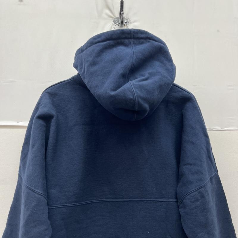 シュプリーム Supreme パーカー 長袖 14AW Banner Pullove ロゴ スウェット フーディ M 紺 / ネイビー / navy メンズ USED 古着 中古 50169874