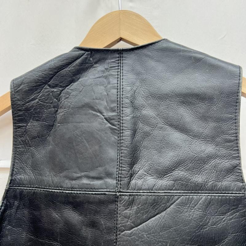 エアロレザー Aero Leather ベスト ベスト The Transatlantic Clothing Company レザーベスト - 黒 / ブラック / black メンズ USED 古着 中古 50169876