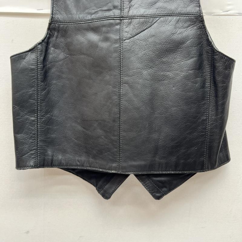 エアロレザー Aero Leather ベスト ベスト The Transatlantic Clothing Company レザーベスト - 黒 / ブラック / black メンズ USED 古着 中古 50169876