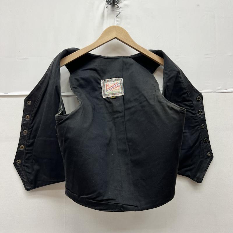 エアロレザー Aero Leather ベスト ベスト The Transatlantic Clothing Company レザーベスト - 黒 / ブラック / black メンズ USED 古着 中古 50169876