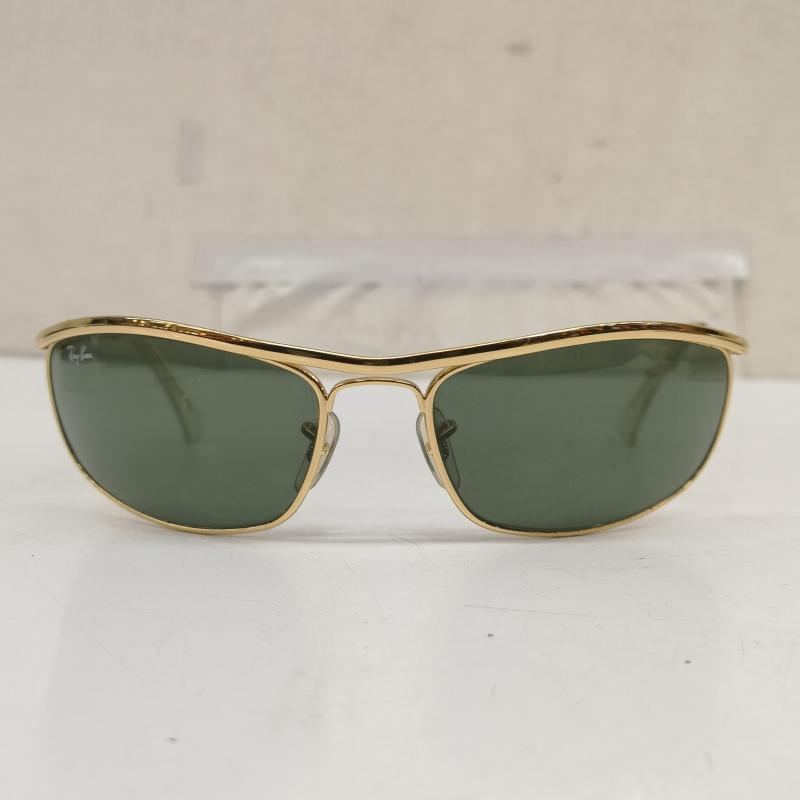 レイバン Ray-Ban めがね・サングラス サングラス RB3119 OLYMPIAN I DELUXE サングラス - 金 / ゴールド / gold color X 薄緑 / ライトグリーン / メンズ USED 古着 中古 50169883