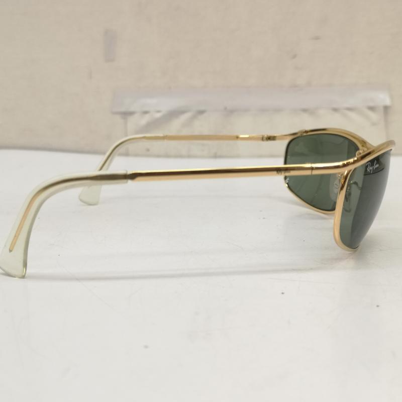 レイバン Ray-Ban めがね・サングラス サングラス RB3119 OLYMPIAN I DELUXE サングラス - 金 / ゴールド / gold color X 薄緑 / ライトグリーン / メンズ USED 古着 中古 50169883