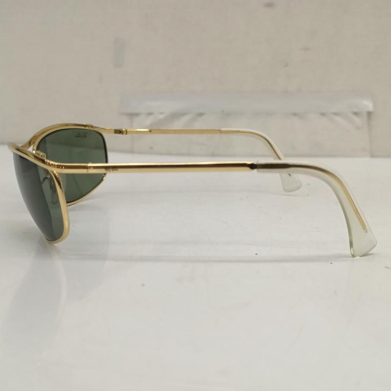レイバン Ray-Ban めがね・サングラス サングラス RB3119 OLYMPIAN I DELUXE サングラス - 金 / ゴールド / gold color X 薄緑 / ライトグリーン / メンズ USED 古着 中古 50169883