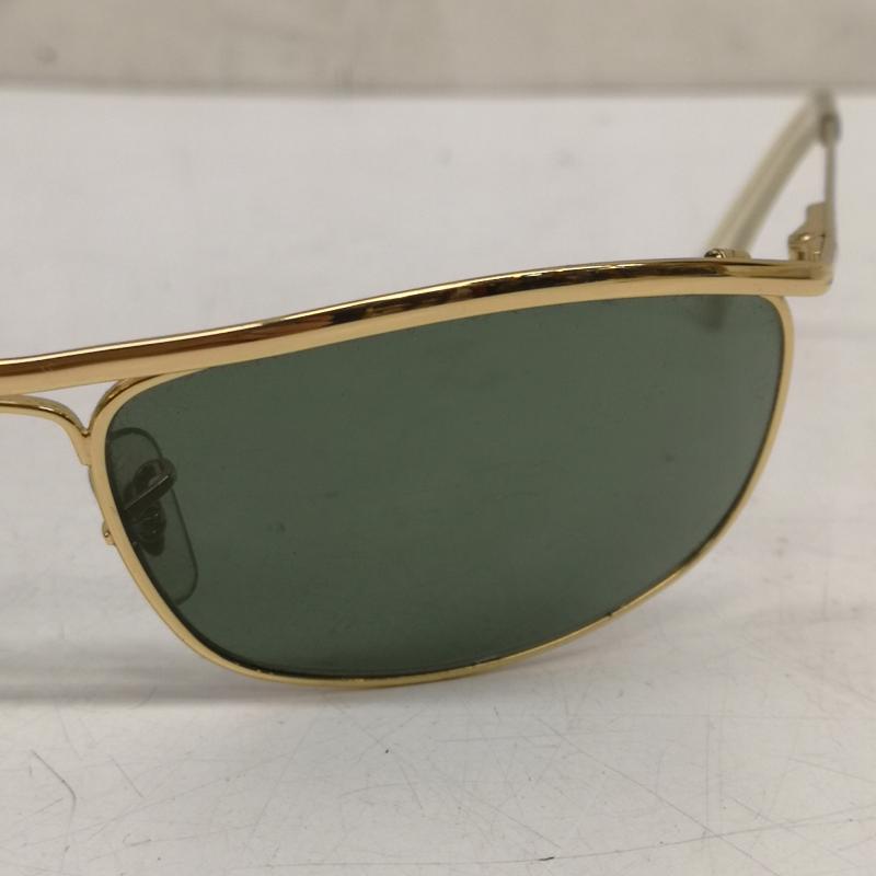 レイバン Ray-Ban めがね・サングラス サングラス RB3119 OLYMPIAN I DELUXE サングラス - 金 / ゴールド / gold color X 薄緑 / ライトグリーン / メンズ USED 古着 中古 50169883
