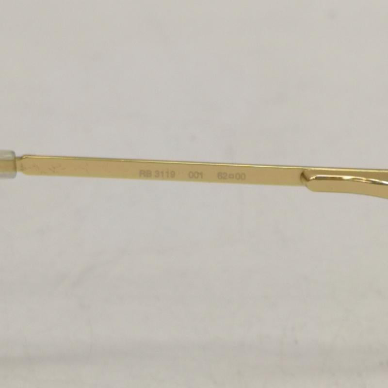 レイバン Ray-Ban めがね・サングラス サングラス RB3119 OLYMPIAN I DELUXE サングラス - 金 / ゴールド / gold color X 薄緑 / ライトグリーン / メンズ USED 古着 中古 50169883