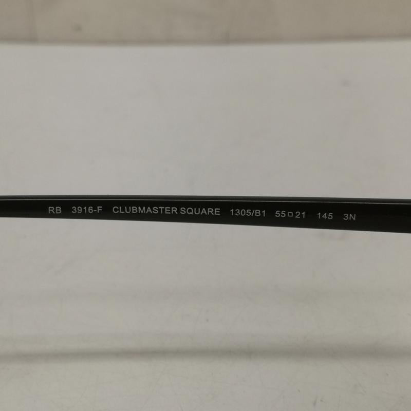 レイバン Ray-Ban めがね・サングラス サングラス RB3916-F CLUBMASTER SQUARE クラブマスター スクエア サングラス - 黒 / ブラック / black メンズ USED 古着 中古 50169885
