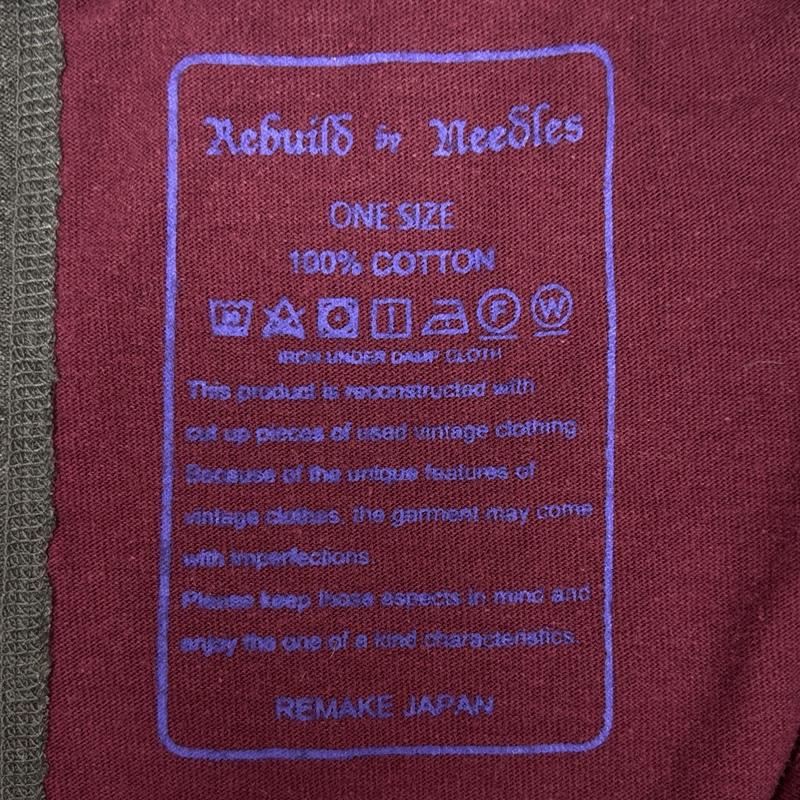 リビルドバイニードルス Rebuild by Needles シャツ、ブラウス 半袖 切替し ベースボール シャツ 半袖 SX498 one メンズ USED 古着 中古 50169888